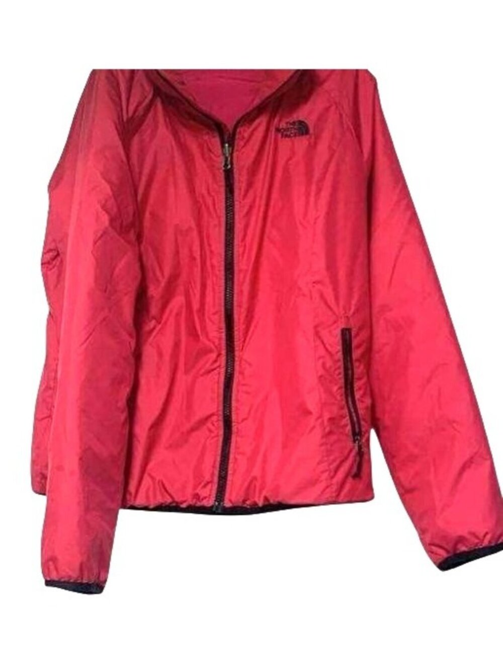 The North Face Womens Pink Lightweight Full-Zip Jacket Size M